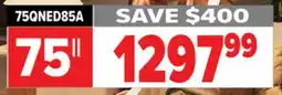 2001 Audio Video 75QNED85A LG 75 QNED evo offer