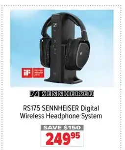 2001 Audio Video RS175 SENNHEISER Digital Wireless Headphone System offer