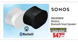 2001 Audio Video ERA300B/W SONOS Wireless Bluetooth Smart Speaker offer