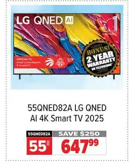 2001 Audio Video 55QNED82A LG QNED AI 4K Smart TV 2025 55 offer