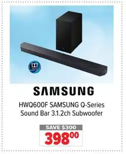 2001 Audio Video HWQ600F SAMSUNG Q-Series Sound Bar 3.1. 2ch Subwoofer offer