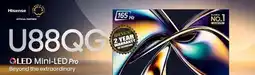 2001 Audio Video 55U88GQ Hisense 55 QLED Mini-LED Pro TV offer
