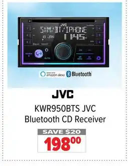 2001 Audio Video KWR950BTS JVC Bluetooth CD Receiver offer