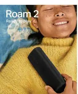 2001 Audio Video ROAM2US1B SONOS PORTABLE SPEAKERS offer