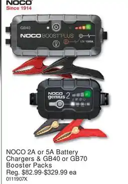 PartSource NOCO 2A OR 5A Battery offer