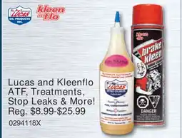 PartSource Lucas and Kleenflo ATF, Treatments, Stop Leaks & More offer