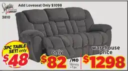 Surplus Furniture Foreside Charcoal Motion Sofa offer