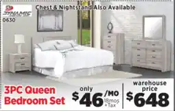 Surplus Furniture Aurora Oak 3-Piece Queen Bedroom Set offer
