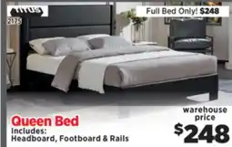 Surplus Furniture Black Queen Complete Bed offer