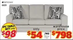 Surplus Furniture Reya Linen Sofa offer