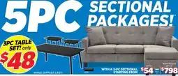 Surplus Furniture Grey 2PC Sofa & Ottoman offer