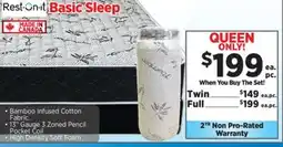Surplus Furniture Basic Sleep Queen Mattress Set offer