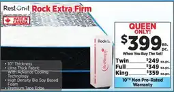 Surplus Furniture Rock Extra Firm Queen Mattress Set offer