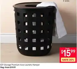 Kitchen Stuff Plus EZY Storage Premium Aura Laundry Hamper offer
