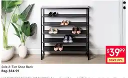 Kitchen Stuff Plus Sole 6-Tier Shoe Rack offer