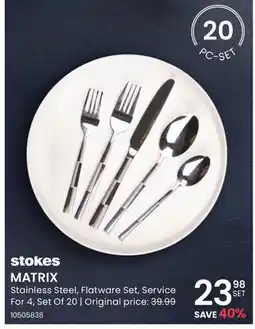 Stokes MATRIX Stainless Steel offer