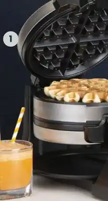 Stokes Morning Express: Double Waffle Maker With Non-Stick Cooking Plates offer
