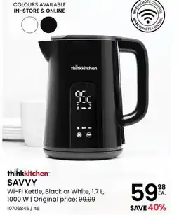 Stokes SAVY Wi-Fi Kettle offer