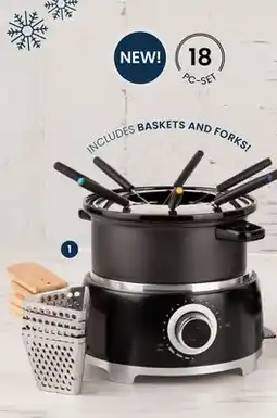 Stokes Pro Fondue: Electric 18-Pc Fondue offer