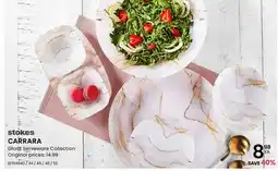 Stokes CARRARA Glass Serveware Collection offer