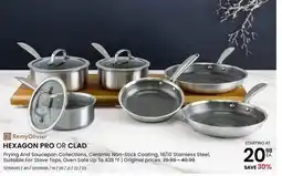 Stokes HEXAGON PRO OR CLAD Frying And Saucepan Collections offer