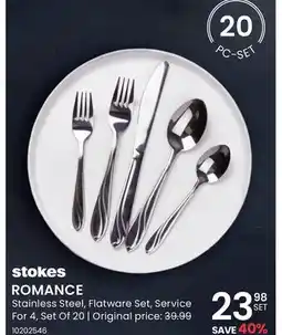 Stokes ROMANCE Stainless Steel offer