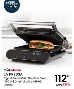 Stokes LA PRESSA Digital Panini Grill offer