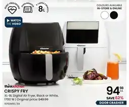 Stokes CRISPY FRY XL-8L Digital Air Fryer offer