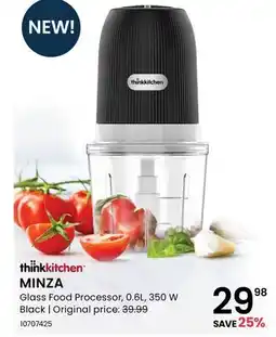 Stokes MINZA Glass Food Processor offer