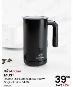 Stokes MUST Electric Milk Frother offer
