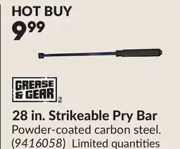 Princess Auto 28 in. Strikeable Pry Bar offer