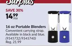 Princess Auto 16 oz Portable Blenders offer