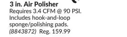 Princess Auto 3 in. Air Polisher offer