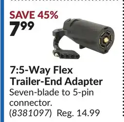 Princess Auto 7:5-Way Flex Trailer-End Adapter offer