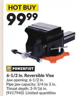 Princess Auto 6-1/2 in. Reversible Vise offer