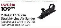Princess Auto 2-3/4 x 17-1/2 in. Straight-Line Air Sander offer