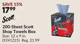 Princess Auto 200-Sheet Sco Shop Towels Box offer