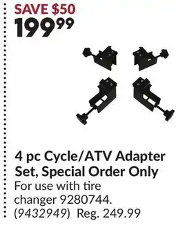 Princess Auto 4 pc Cycle/ATV Adapter Set offer