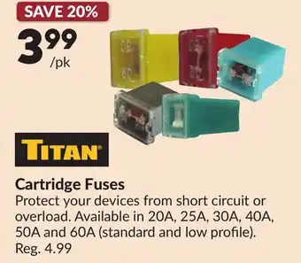 Princess Auto Cartridge Fuses offer