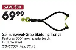 Princess Auto 25 in. Swivel-Grab Skidding Tongs offer