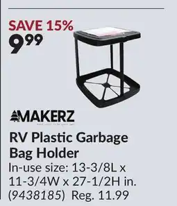 Princess Auto RV Plastic Garbage Bag Holder offer