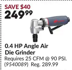 Princess Auto 0.4 HP Angle Air Die Grinder offer