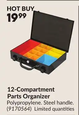 Princess Auto 12-Compartment Parts Organizer offer