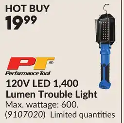 Princess Auto 120V LED 1,400 Lumen Trouble Light offer
