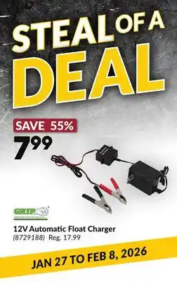 Princess Auto 12V Automatic Float Charger offer