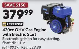 Princess Auto 420cc OHV Gas Engine with Electric Start offer