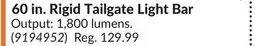 Princess Auto 60 in. Rigid Tailgate Light Bar offer