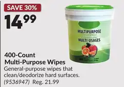 Princess Auto 400-Count Multi-Purpose Wipes offer