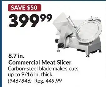 Princess Auto 8.7 in. Commercial Meat Slicer offer