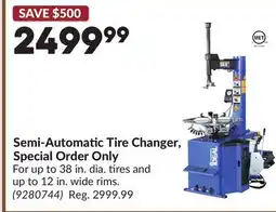 Princess Auto Semi-Automatic Tire Changer, Special Order Only offer